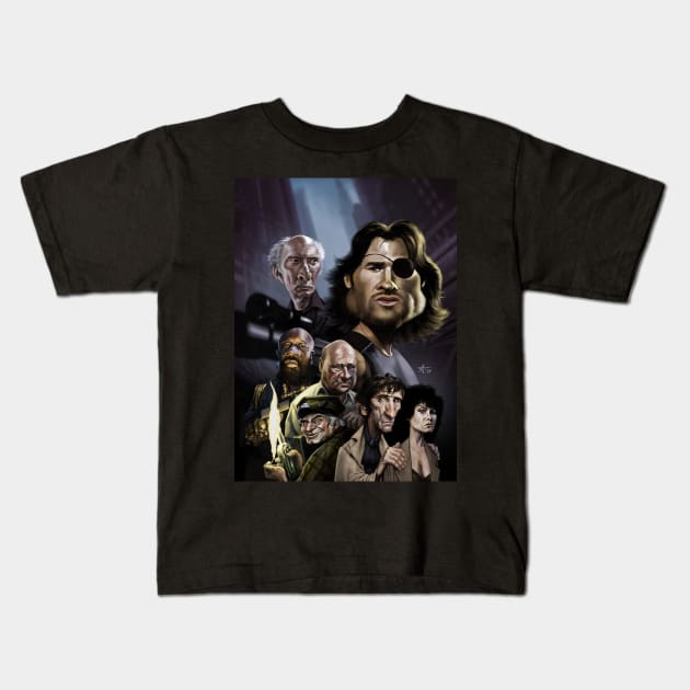 Escape From... Kids T-Shirt by Alister Lockhart